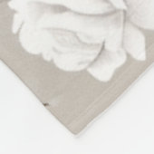 Elegante Rose & Weinmuster Fleece Blanket (Ecke)