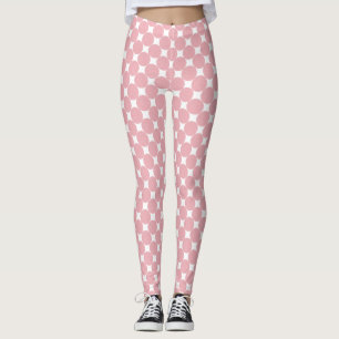 Elegante Rose Weißes, modernes Design Leggings