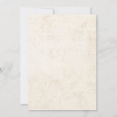 Elegante Rose Wreath Wedding Party Einladung (Rückseite)