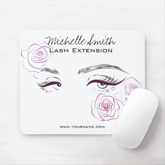 Elegante Rosen Blumenstrauß Mousepad (Mit Mouse)