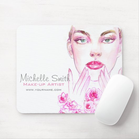 Elegante Rosen Blumenstrauß Mousepad (Mit Mouse)