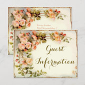 Elegante Rosen drucken Postkarte (Vorne/Hinten)
