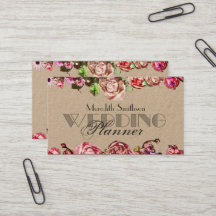 Elegante Rosen Floral Professioneller Hochzeitspla
