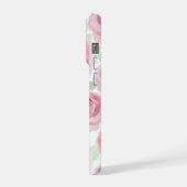 Elegante Rosen-Handyhülle in Rosa iPhone Hülle (Linke Seite)