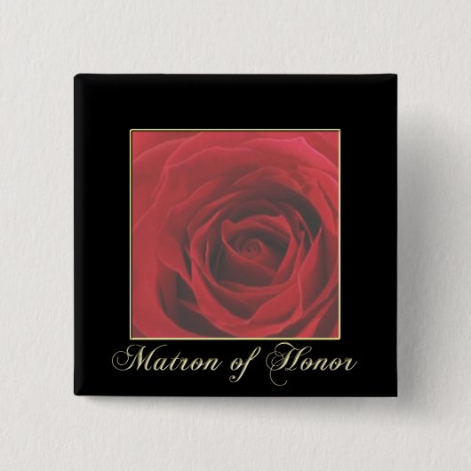 Elegante Rosen-Matrone KRW des EhrenButtons Button (Vorderseite)