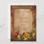 Elegante Rosen u. Schmetterlings-17. Einladung (Rückseite)