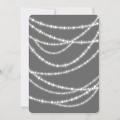 Elegante Rosenbeet-Kreuz-Glitzern-Taufe laden ein Einladung (Rückseite)