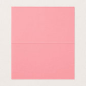 Elegante Rosenblütentische Hochzeitstisch-Platzkar (Innenseite Aufgefaltet)