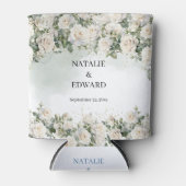 Elegante Rosengrün und Hochzeit Gold Dosenkühler (Vorderseite)