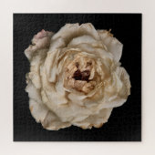 Elegante Rosensammlung auf Schwarz Puzzle (Horizontal)