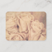 elegante Rosenvarietät oder individuelle Anpassung Visitenkarte (Rückseite)