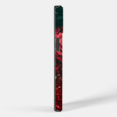 Elegante Rot-Glitzer-Blume kaufen iPhone 14 Hüllen (Rückseite / Rechts)