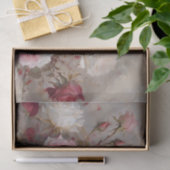 Elegante Rot, Rosa und Weiß Seidenpapier (Geschenk)