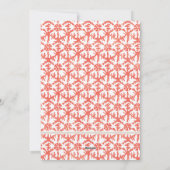 Elegante Rote Basilika Feiertagskarte (Rückseite)