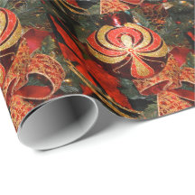 Elegante Rote Gold Weihnachtsschmuck