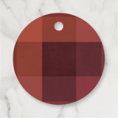 Elegante Rote Grüne Poinsettia Pinacoteca Casa Ser Geschenkanhänger (Rückseite)