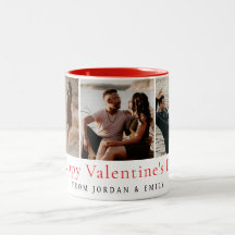 Elegante rote Herzen Frohen Valentinstag 3 Foto