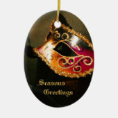 Elegante rote keramikornament (Vorne)