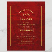 Elegante Rote Kirche Santa Maria delle Grazie Werb Flyer (Vorne)