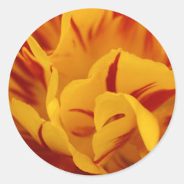 Elegante Rote Kirche von Mario Botta auf dem Monte Runder Aufkleber