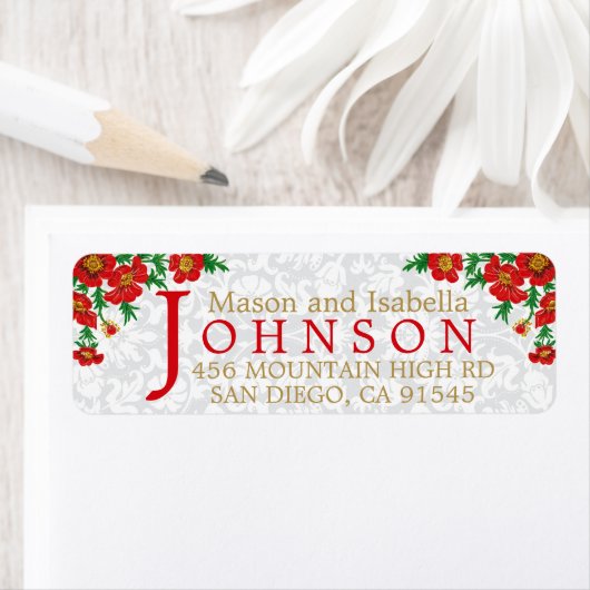 Elegante Rote Mohnblume Blume (Insitu)