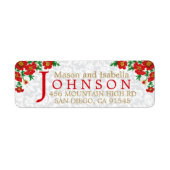 Elegante Rote Mohnblume Blume (Vorne)