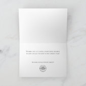 Elegante Rote Ornament Frohe Weihnachten Corporate (Innenseite)