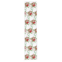 Elegante rote Poinsettien-Zuckerhut und Schneefloc