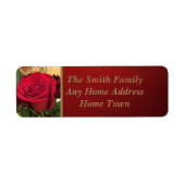 Elegante Rote Rose (Vorne)