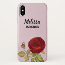 Elegante rote Rose Blume rosa