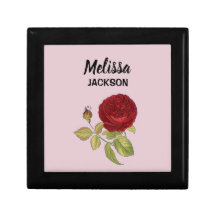 Elegante rote Rose Blume rosa