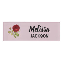 Elegante rote Rose Blume rosa