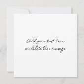 Elegante Rote Rose mit "I Liebe You"-Script Karte (Rückseite)