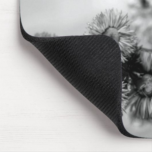 Elegante Rote Rose Mousepad (Ecke)