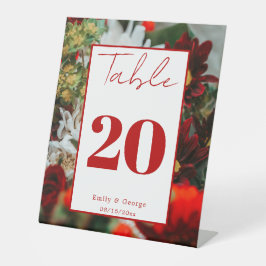 Elegante rote Rosen blühen Blume blumenreiche Hoch Sockelschild