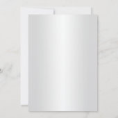 Elegante Rote Rosen Bridesmaid Card Einladung (Rückseite)