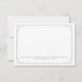 Elegante Rote Rosen, die die Datumskarte speichern Save The Date (Rückseite)