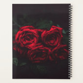 Elegante Rote Rosen Planer (Rückseite)