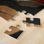 Elegante Rote Rosen Puzzle (Seite)