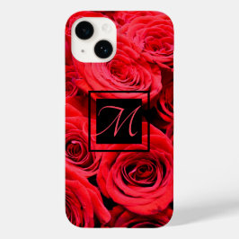 Elegante rote Rosen Rote Blume Rote Blüte Case-Mate iPhone 14 Hülle