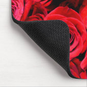 Elegante rote Rosen Rote Blume Rote Blüte Mousepad (Ecke)