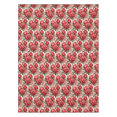 Elegante Rote Rosen Tablecloth Tischdecke (Vorderseite)