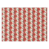 Elegante Rote Rosen Tablecloth Tischdecke (Vorderseite (Horizontal))
