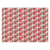 Elegante Rote Rosen Tablecloth Tischdecke (Vorderseite (Horizontal))