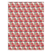 Elegante Rote Rosen Tablecloth Tischdecke (Vorderseite)