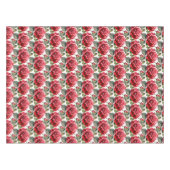 Elegante Rote Rosen Tablecloth Tischdecke (Vorderseite (Horizontal))
