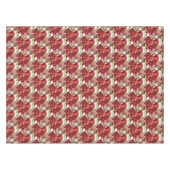 Elegante Rote Rosen Tablecloth Tischdecke (Vorderseite (Horizontal))