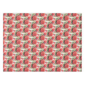 Elegante Rote Rosen Tablecloth Tischdecke (Vorderseite (Horizontal))