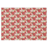 Elegante rote Rosen Tischdecke (Vorderseite (Horizontal))