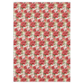 Elegante rote Rosen Tischdecke (Vorderseite)